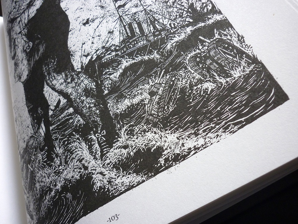 livre jean luc navette, double page intérieure, dessins noirs sur fond blanc
