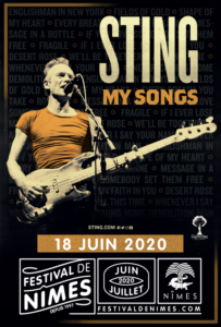 Affiche concert Concert arènes de Nîmes