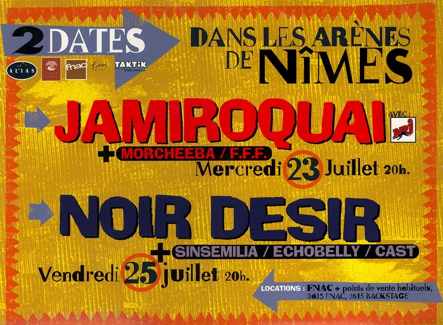 Affiche du Festival de Nîmes 1997