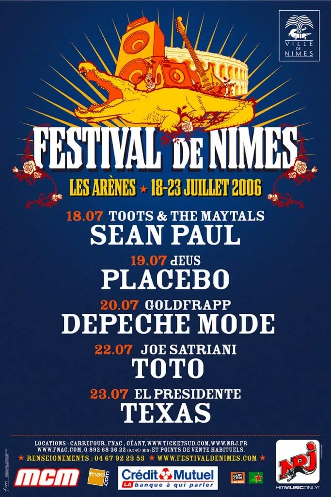 Affiche du Festival de Nîmes 2006