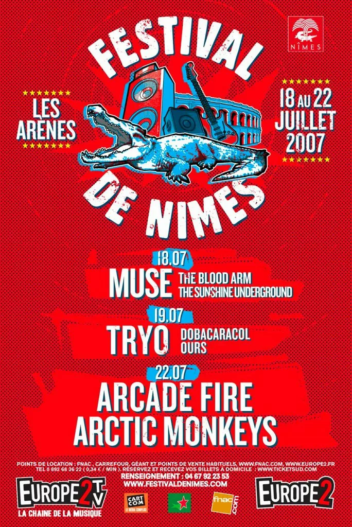 Affiche du Festival de Nîmes 2007
