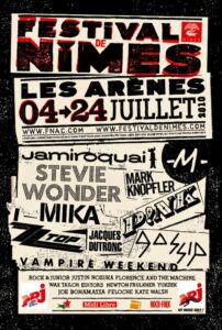 Festival de Nîmes - affiche festival