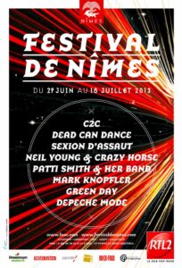 Festival de Nîmes - affiche festival