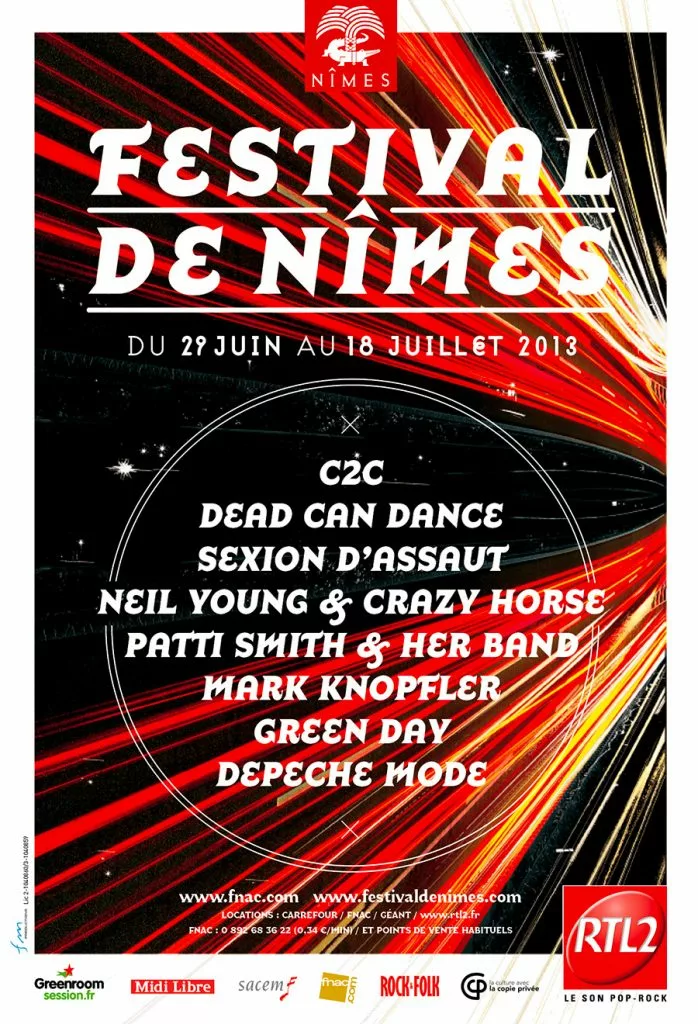 Affiche du Festival de Nîmes 2013