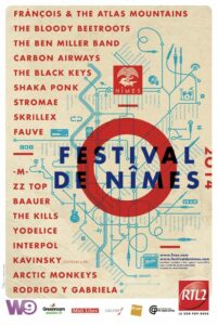 Festival de Nîmes - affiche festival