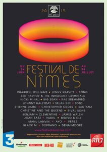 Festival de Nîmes - affiche festival