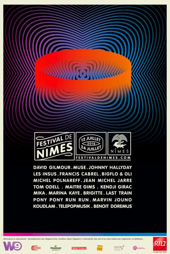 Affiche du Festival de Nîmes 2016