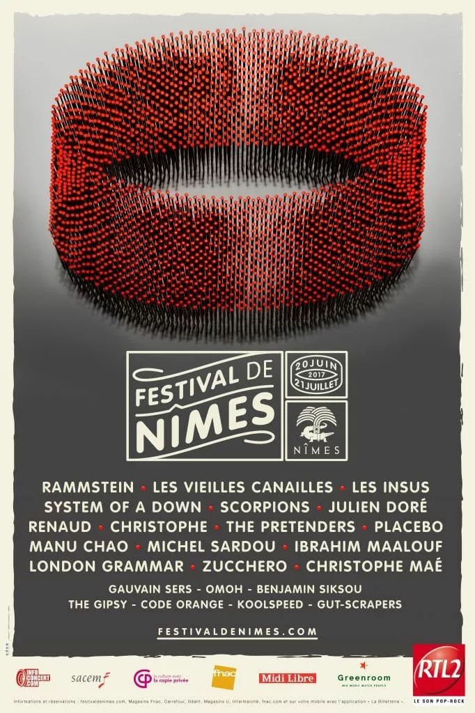 Affiche du Festival de Nîmes 2017