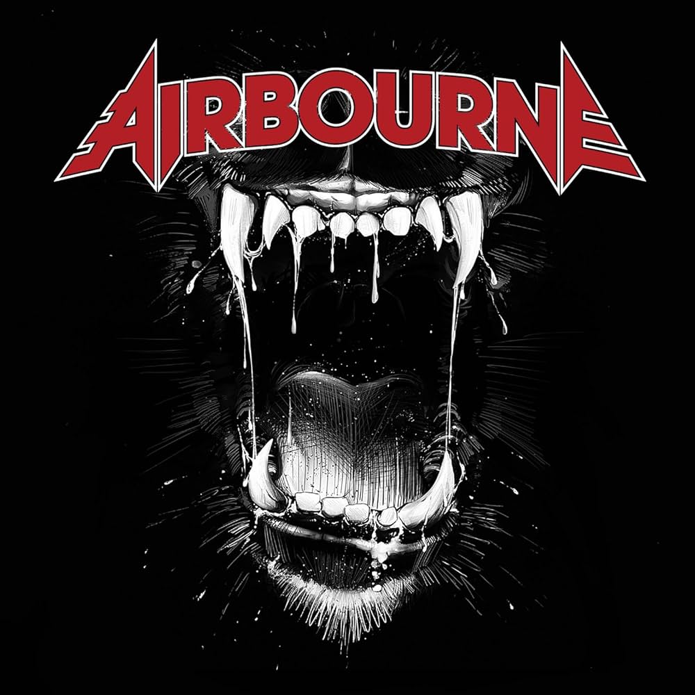 Airbourne sous une pluie de lumière, public survolté, festival européen été 2025