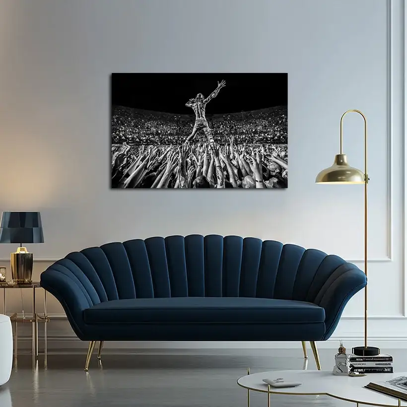 Shaka Ponk Tirage photo  concert noir et blanc — édition limitée signée Eric CANTO