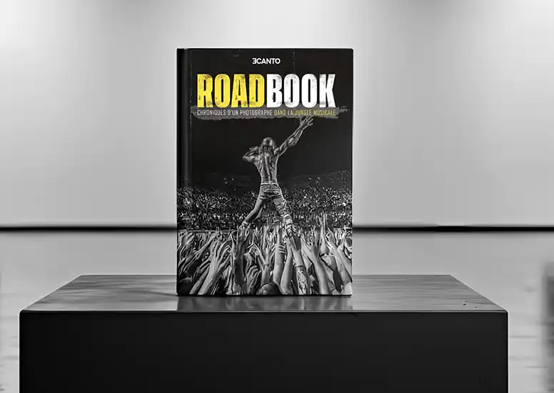 Livres photo rock metal ROADBOOK édition limitée signée - Reproductions art photographique concerts Eric Canto