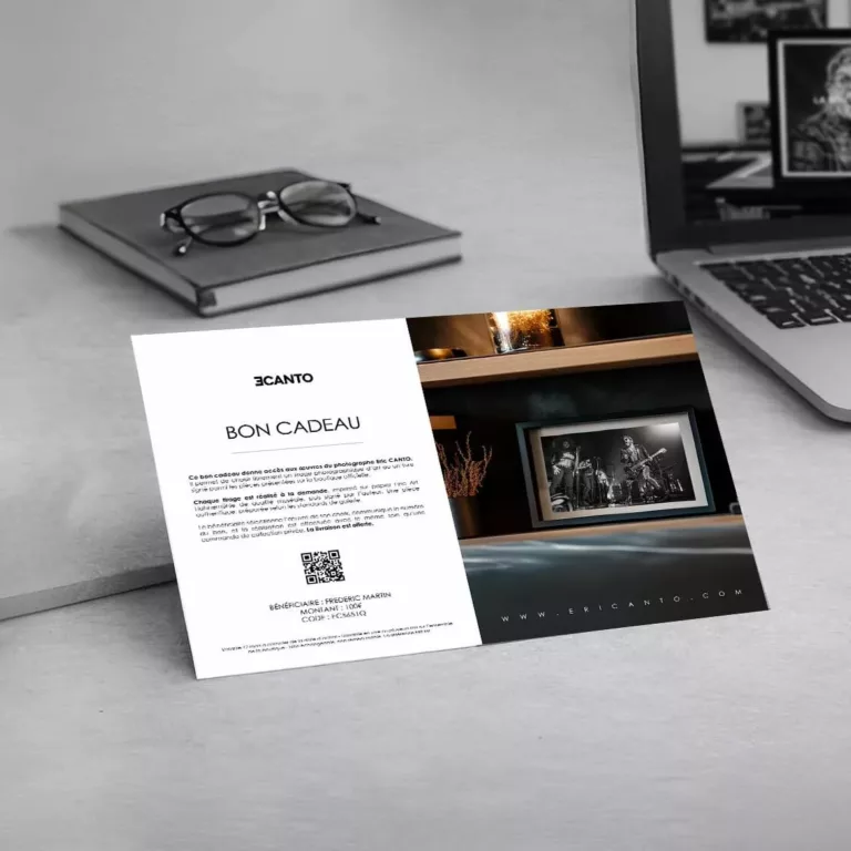 BON CADEAU — livre photo et objet signé Eric Canto, photographe rock & metal