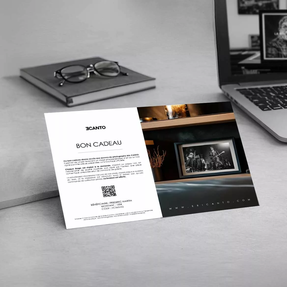 BON CADEAU BON CADEAU — livre photo et objet signé Eric Canto, photographe rock & metal