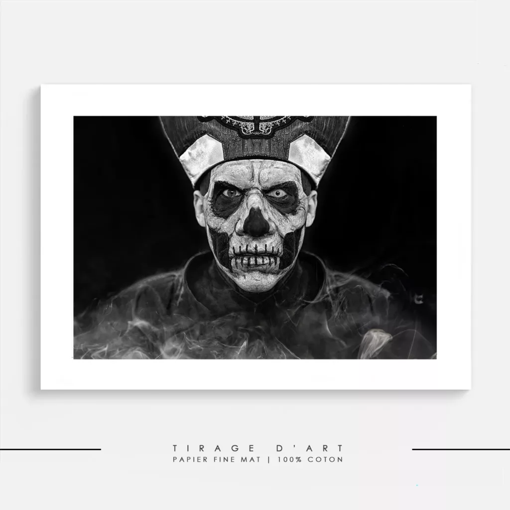 Ghost en concert, European Tour 2013, tirage photo signe Eric CANTO