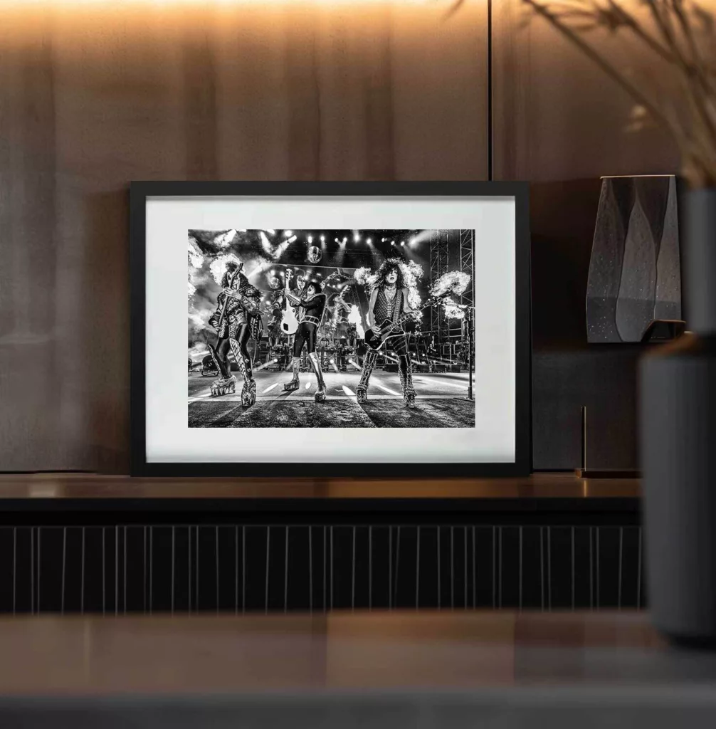 Kiss en concert — photographie Eric Canto