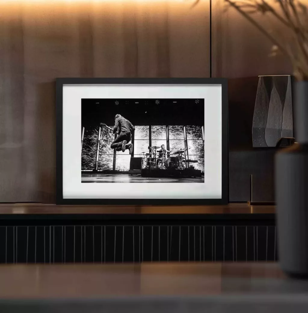 Matthew Bellamy sur scene, Drones Tour, photographie de concert Eric CANTO