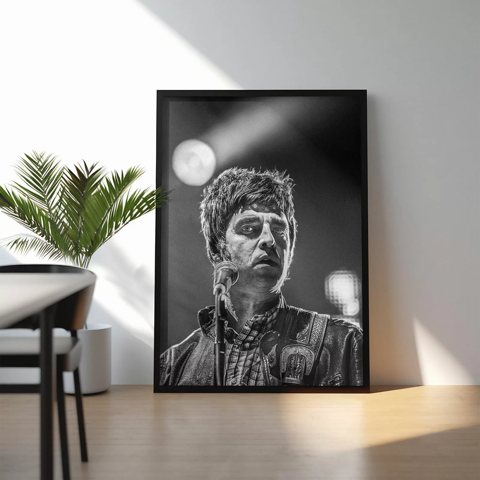 OASIS - Dig Out Your Soul Tour (2009) Photographie OASIS – Dig Out Your Soul Tour (2009) en noir et blanc, tirage signé et numéroté Eric Canto