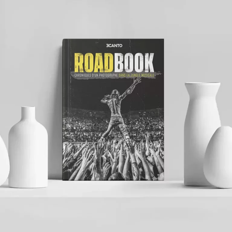 ROADBOOK — livre photo et objet signé Eric Canto, photographe rock & metal