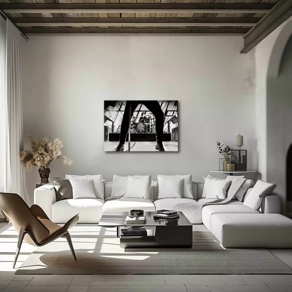 Photographie ROYAL REPUBLIC en noir et blanc, tirage signé et numéroté Eric Canto