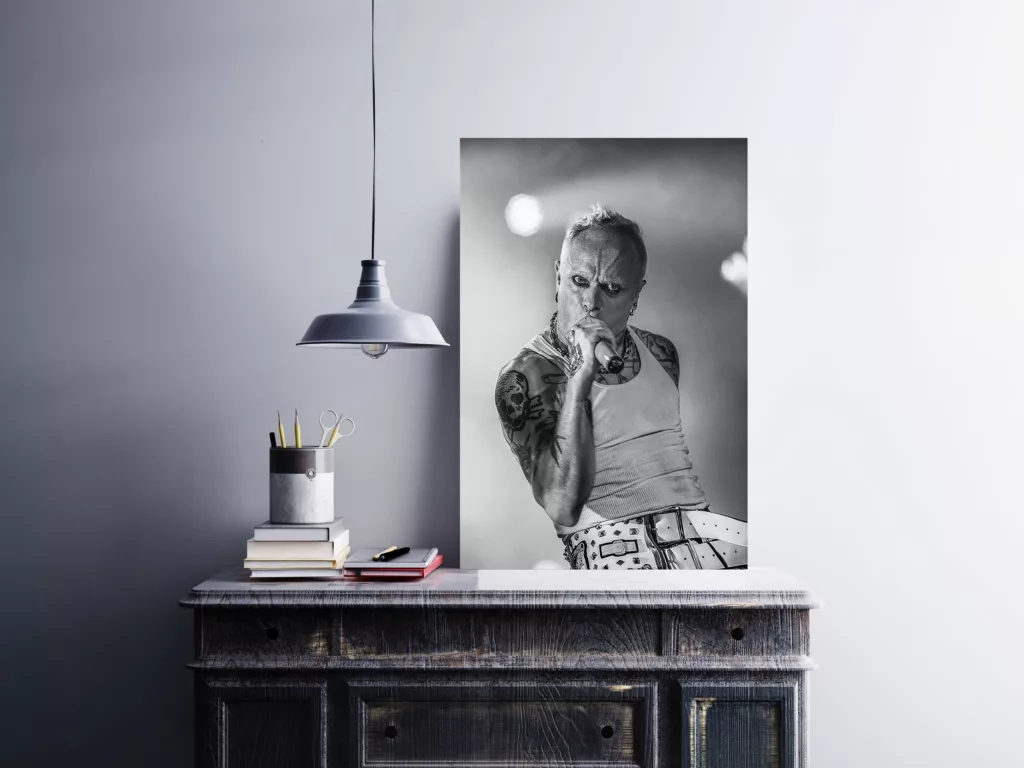 tirage photo THE PRODIGY concert rock noir et blanc edition limitee eric canto