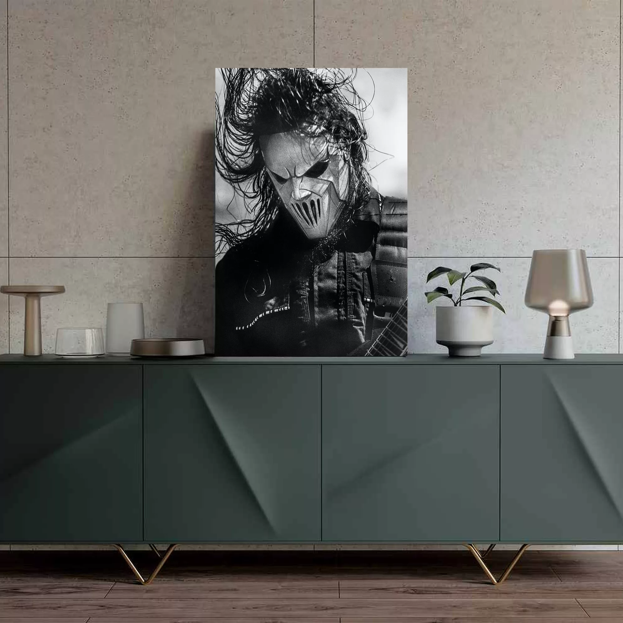 tirage photo slipknot concert rock noir et blanc edition limitee eric canto 2