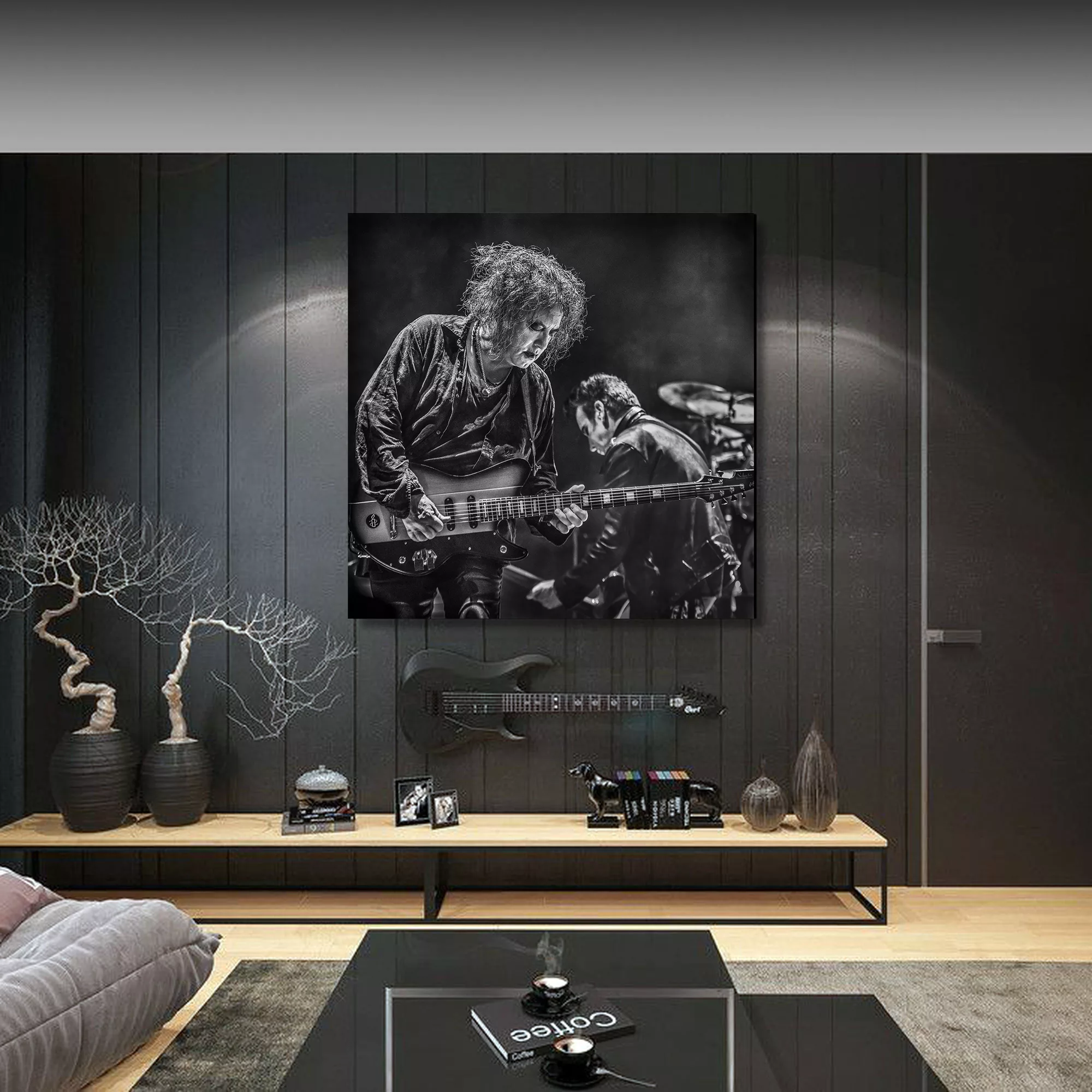 THE CURE - European Tour (2022) tirage photo the cureconcert rock noir et blanc edition limitee eric canto
