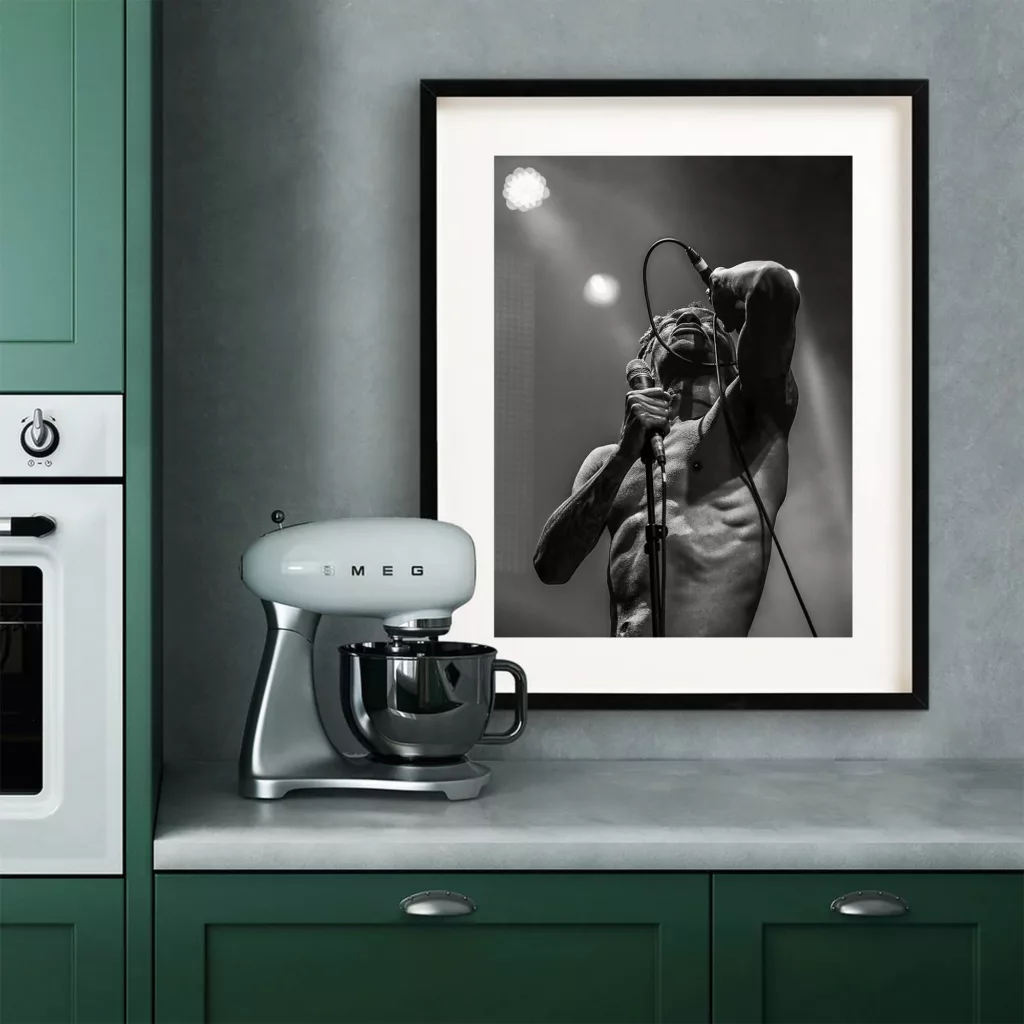 tirage photo tricky concert rock noir et blanc edition limitee eric canto