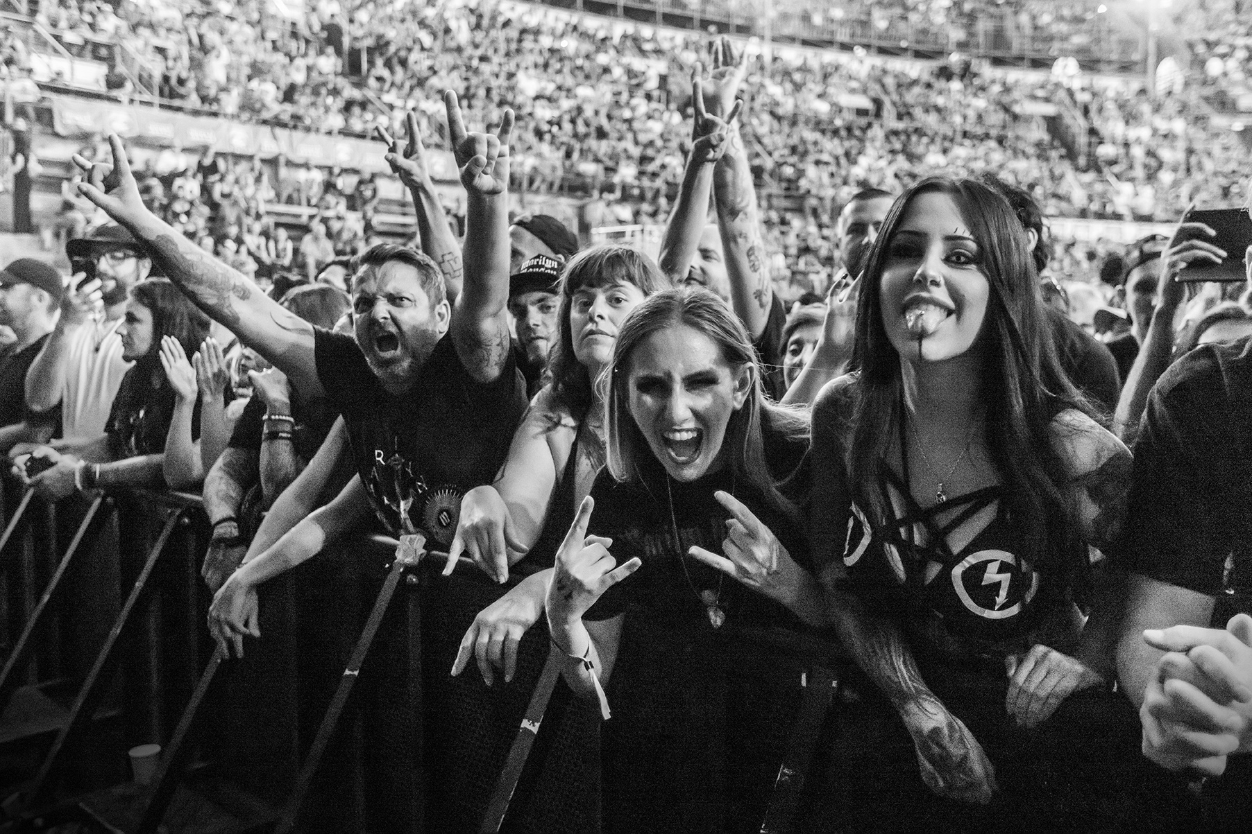 Le public de Marilyn Manson aux Arènes de Nîmes, Festival de Nîmes 2026, photo Eric Canto