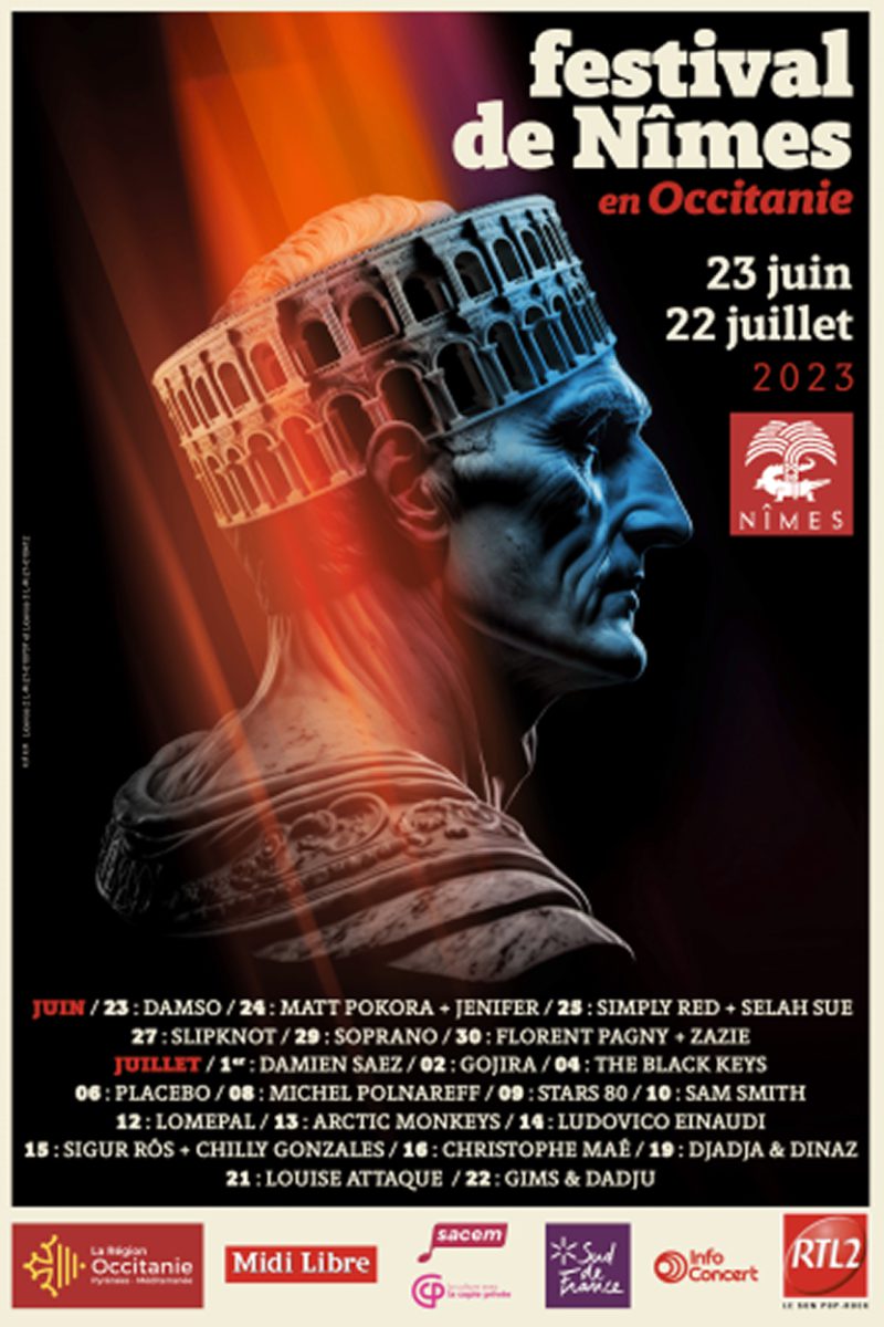 Affiche du Festival de Nîmes 2023