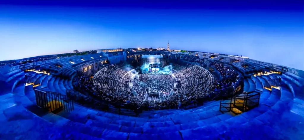 Horaires et déroulement d'un concert aux Arènes de Nîmes Concert en soirée aux Arènes de Nîmes