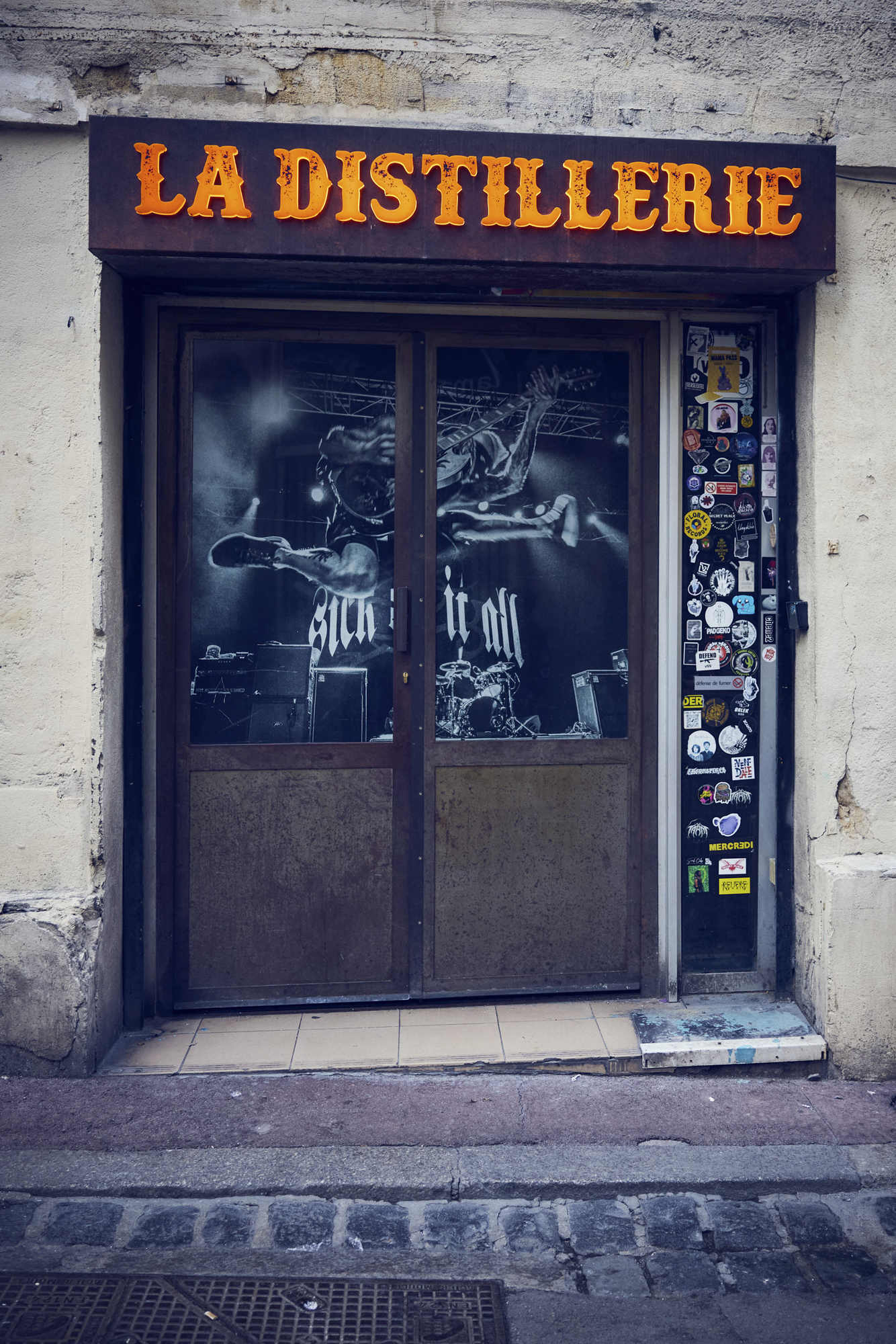 Façade de La Distillerie, 67 rue de l'Aiguillerie, Montpellier